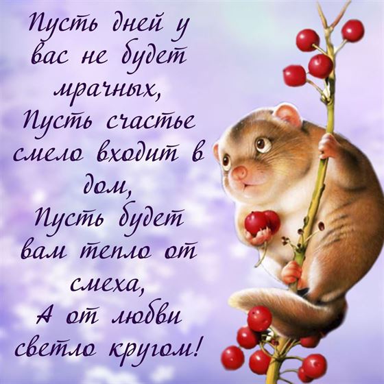 Пусть дней у вас не будет мрачных