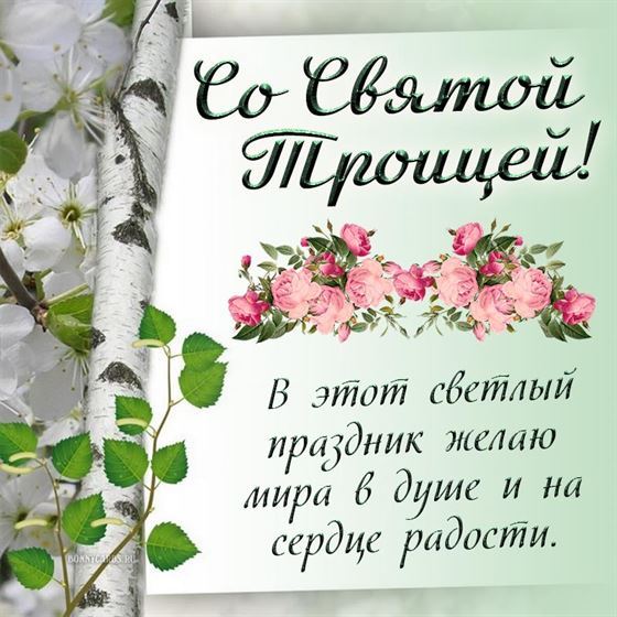 Мира в душе на Троицу