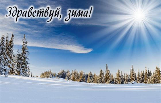 Оригинальная картинка с видом зимней природы