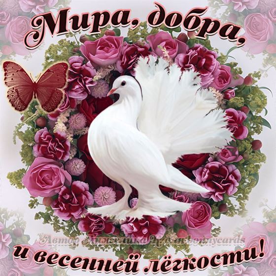 Мира, добра и весенней легкости
