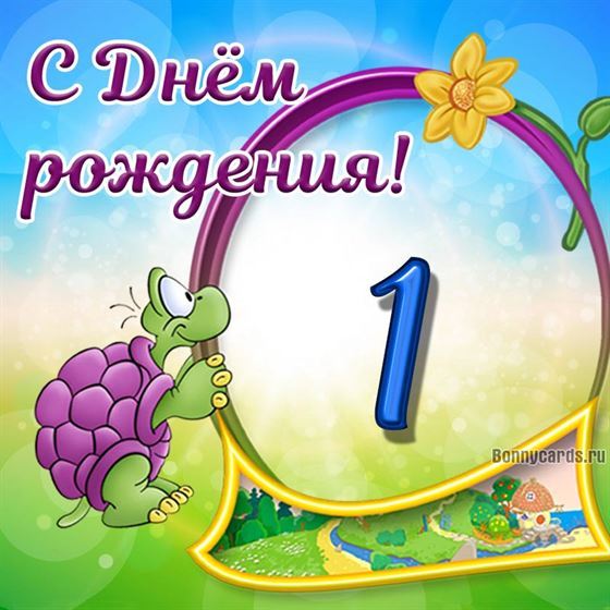 Забавная черепаха на картинке с поздравлениями