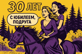 Две подруги на коне мчатся на юбилей 30 лет подарок дарить