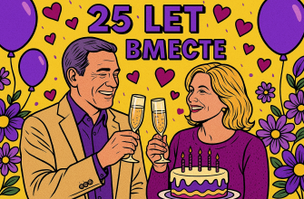 Юбилей 25 лет подарок жена, муж вместе