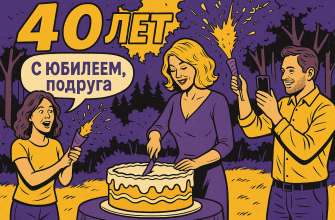 40 лет юбилей у пордруги