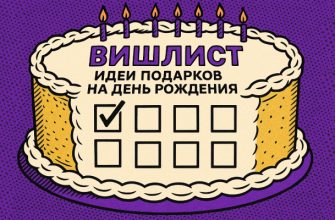 вишлист подарков на день рождения