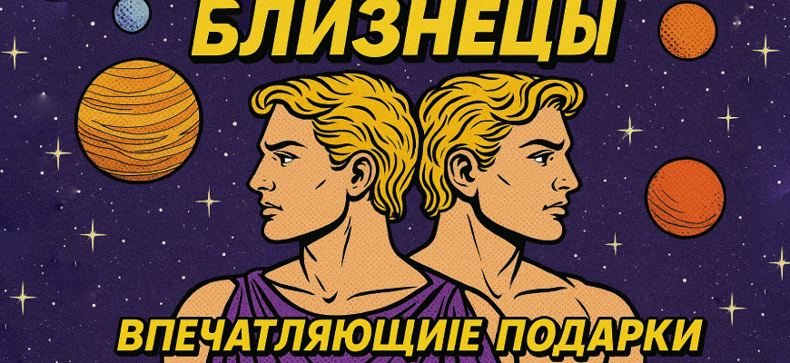 Подарить близнецам мужчине, женщине, мальчику